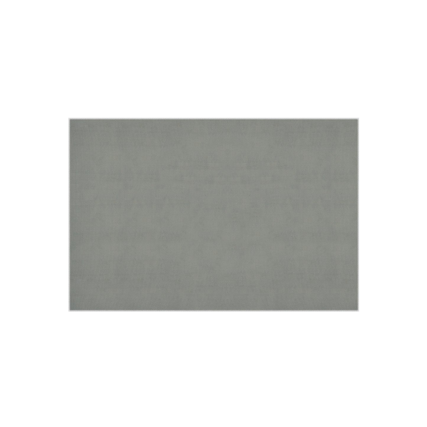 Blue and white striped outdoor rug — soft polyester chenille with a non-slip backing