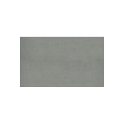 Blue and white striped outdoor rug — soft polyester chenille with a non-slip backing