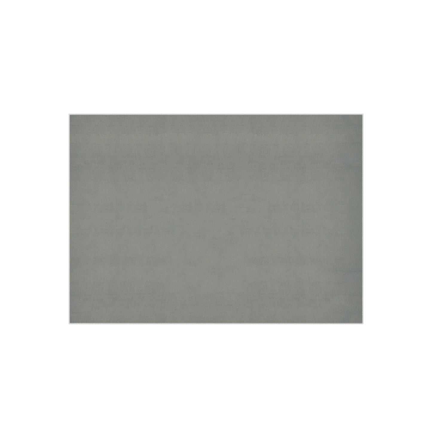 Blue and white striped outdoor rug — soft polyester chenille with a non-slip backing