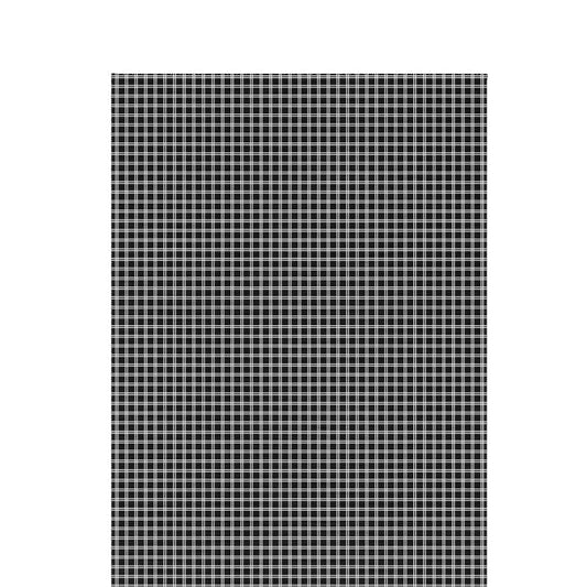 Black and white checkered outdoor rug — soft polyester chenille with a non-slip backing