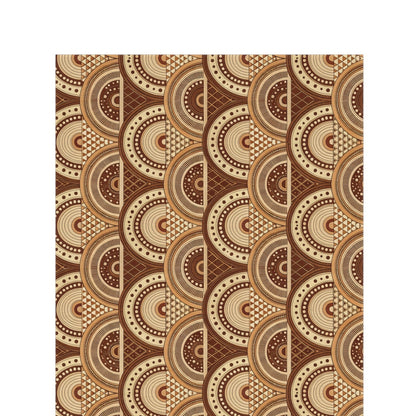 Clay boho arch outdoor rug — soft polyester chenille with a non-slip backing