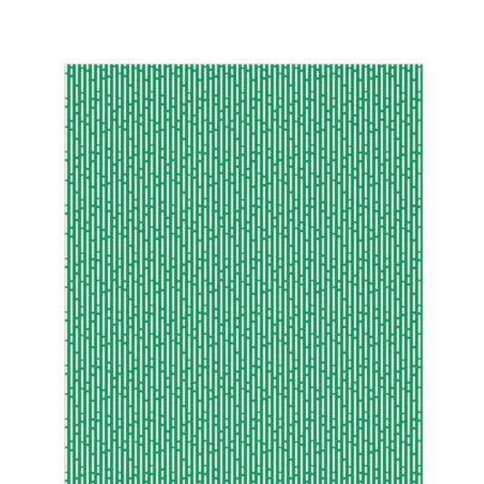 Green basketweave outdoor rug — soft polyester chenille with a non-slip backing