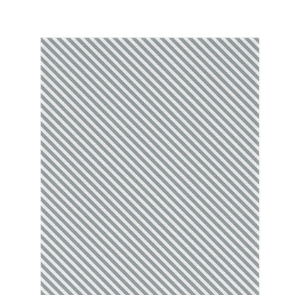 Grey diagonal stripe outdoor rug — soft polyester chenille with a non-slip backing