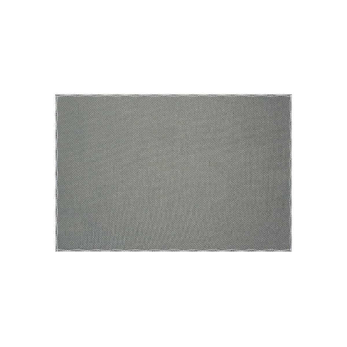 Grey split pebble outdoor rug — soft polyester chenille with a non-slip backing