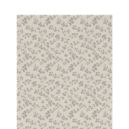 Grey trailing vine outdoor rug — soft polyester chenille with a non-slip backing